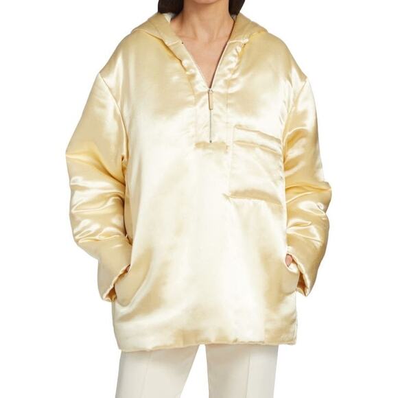 ❤️Khaite Velvet Quarter Zip Jacket❤️ - Picture 1 of 2